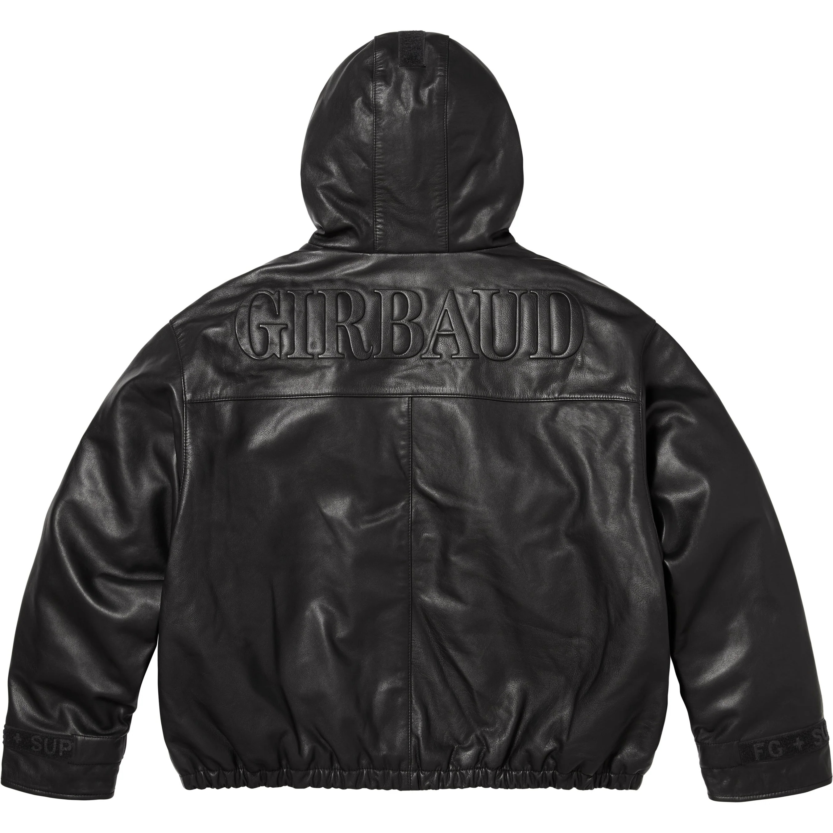 Supreme®/Marithé + François Girbaud Hooded Leather Flight Bomber Jacket view 5